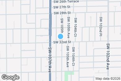 Map image of the property - 10555 SW 32nd St