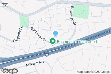 Map image of the property - 10212 Bushman Dr