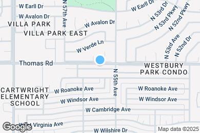 Map image of the property - 5530 W La Reata Ave