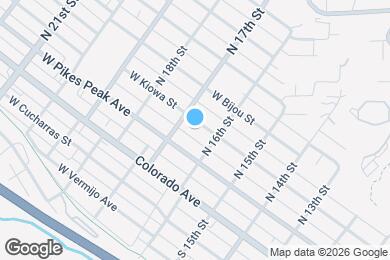 Map image of the property - 1617 W Kiowa St