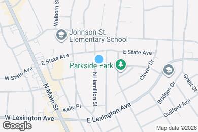 Map image of the property - 1442 N Hamilton St