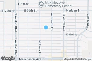 Map image of the property - 830 E 82nd St