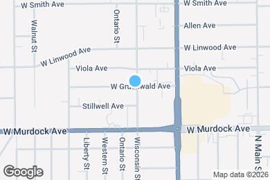 Map image of the property - 1863 Wisconsin St