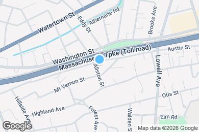 Map image of the property - 8 Allston St