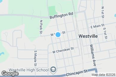 Map image of the property - 1158 S Collyge Ave