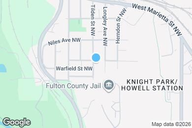 Map image of the property - 951 Tilden St NW