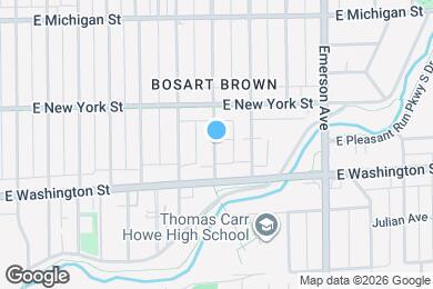 Map image of the property - 35#B Dequincy Street, 46201; #713375 - 713375