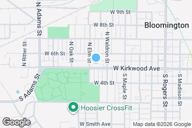 Map image of the property - 924 West Kirkwood Avenue