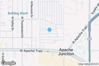 Map image of the property - 800 W Apache Trail