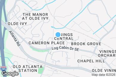 Map image of the property - 2611 Vinings Central Dr