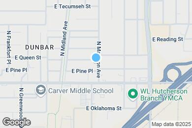 Map image of the property - 1532 N Madison Ave
