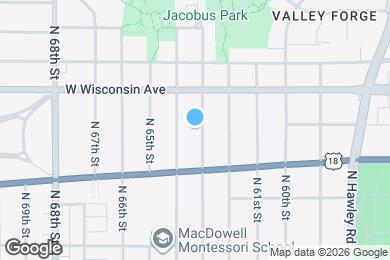 Map image of the property - 555 N 63rd St