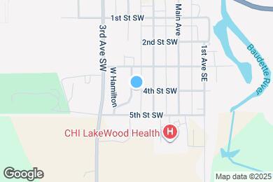 Map image of the property - 410 E Hamilton Ave