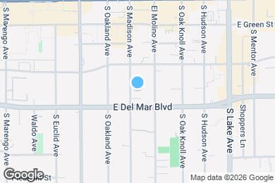 Map image of the property - 266 S Madison Ave