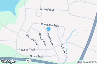 Map image of the property - 214 Creek Trail