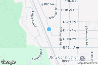 Map image of the property - 1318 S Robinhood St