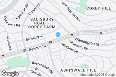 Map image of the property - 1672 Beacon St