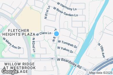 Map image of the property - 20419 N 81st Dr