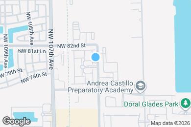 Map image of the property - 8005 NW 104th Ct