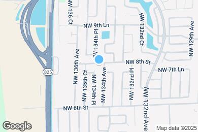 Map image of the property - 13414 NW 8th St