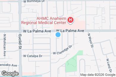Map image of the property - 1048 N Hermosa Dr