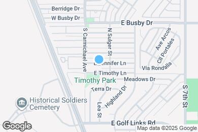 Map image of the property - 110 E Jennifer Ln