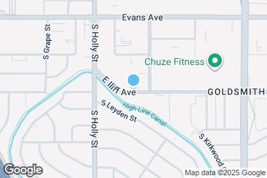 Map image of the property - 5995 E Iliff Ave
