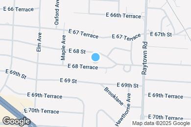 Map image of the property - 9604 E 68 Terrace