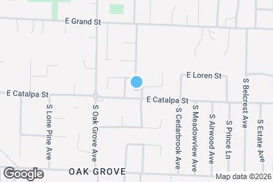 Map image of the property - 1147 S Arcadia Ave