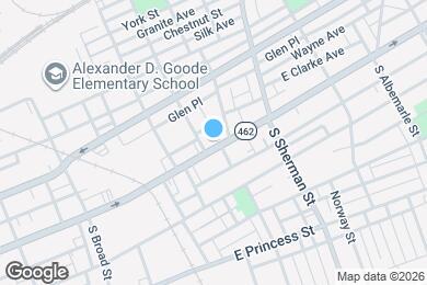 Map image of the property - 663 E Market St