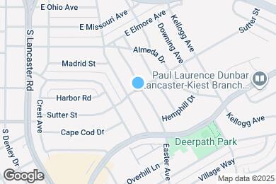 Map image of the property - 2701 Easter Ave