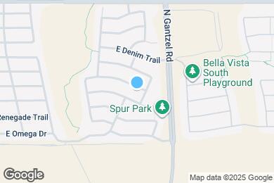 Map image of the property - 1895 E Desert Rose Trail
