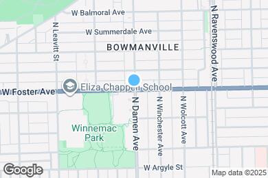 Map image of the property - 2002 W Foster Ave