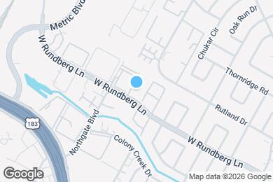 Map image of the property - 1804 W Rundberg Ln