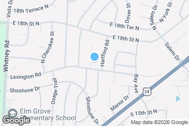 Map image of the property - 1603 Concord Ct