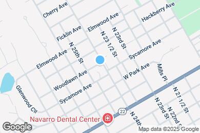 Map image of the property - 1505 Woodlawn Ave
