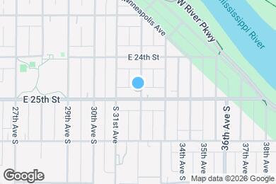 Map image of the property - 3128 E 25th St