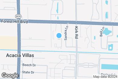 Map image of the property - Palm Springs Apartments