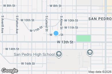 Map image of the property - 1035 W 12th St