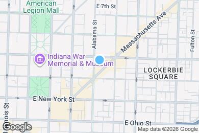 Map image of the property - Hoosier Retail Flats
