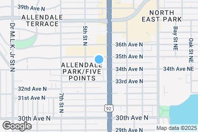 Map image of the property - 439 34th Ave N