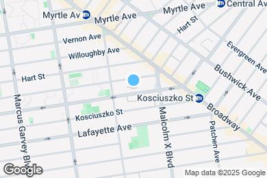 Map image of the property - 1067 DeKalb Ave