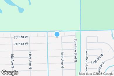 Map image of the property - 2519 75th St W