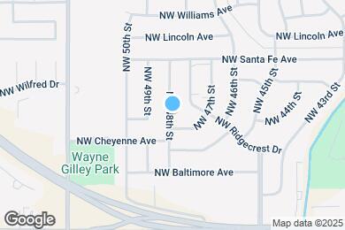Map image of the property - 1705 NW 48th St