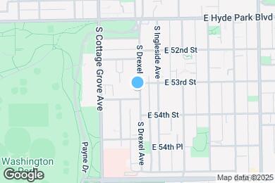 Map image of the property - 5252 S Drexel Ave