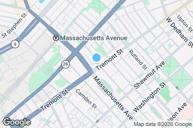 Map image of the property - 765 Tremont St