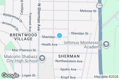 Map image of the property - 1821 Sheridan St