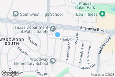 Map image of the property - 3814 Cibolo Dr