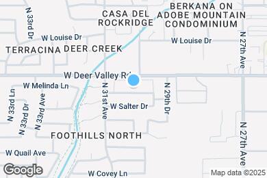 Map image of the property - 3034 W Melinda Ln
