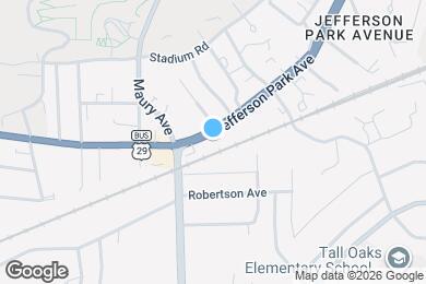 Map image of the property - 2100 Jefferson Park Ave